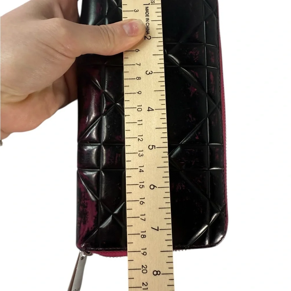 Dior Pink and Black Quilted Wallet